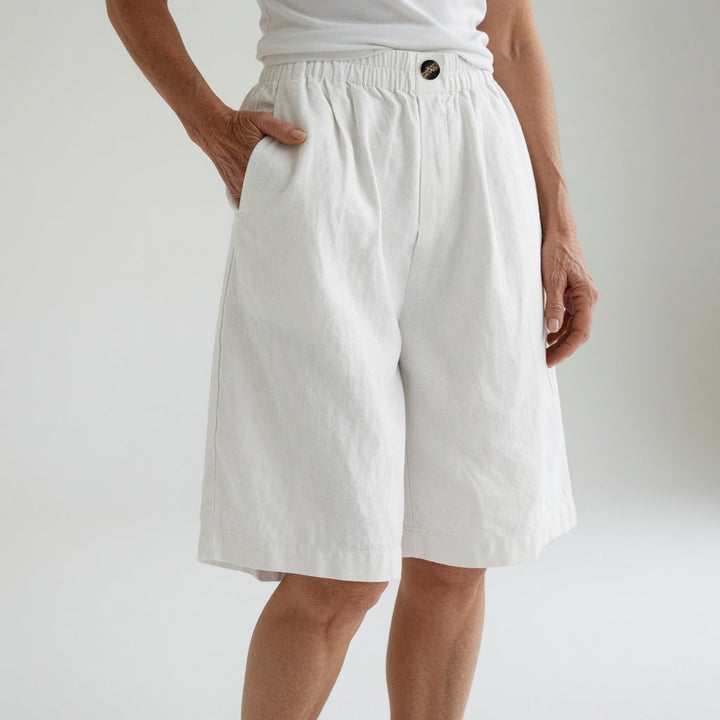 Dorothy - Elastic-Waist Summer Shorts