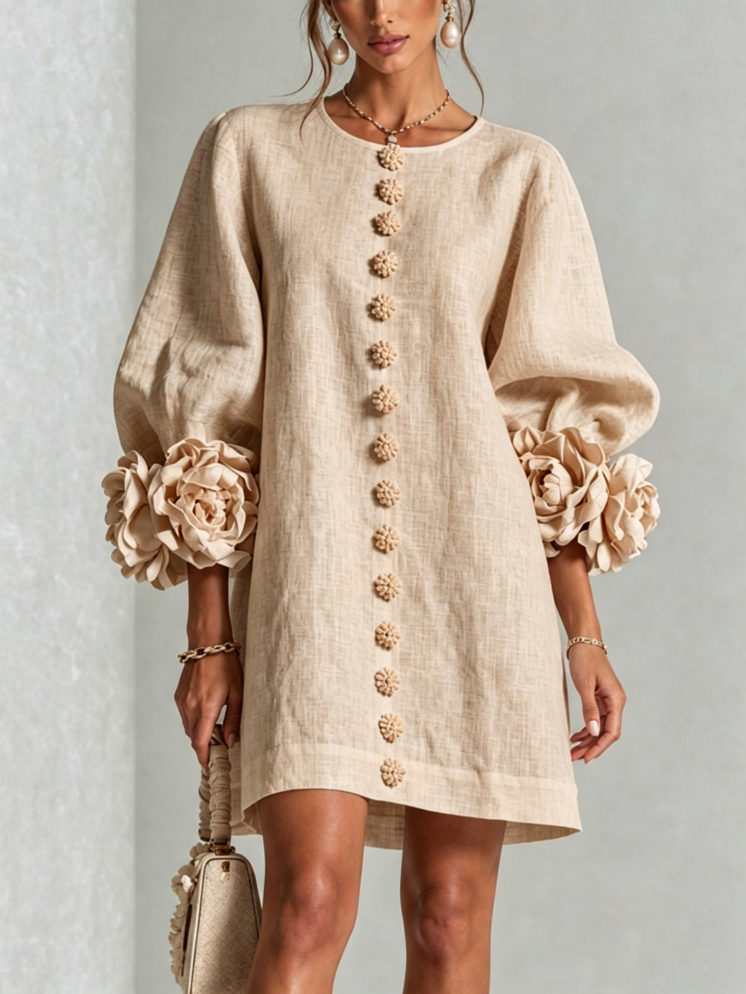 Harriet – Button-Down Mini Dress