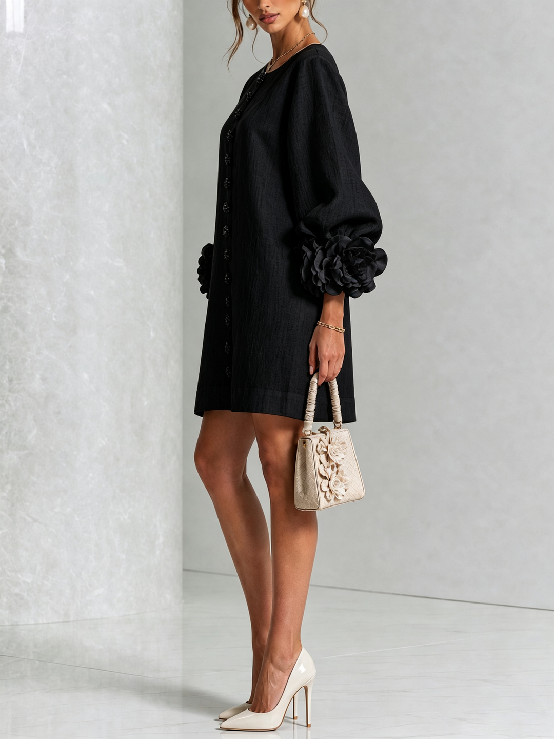 Harriet – Button-Down Mini Dress