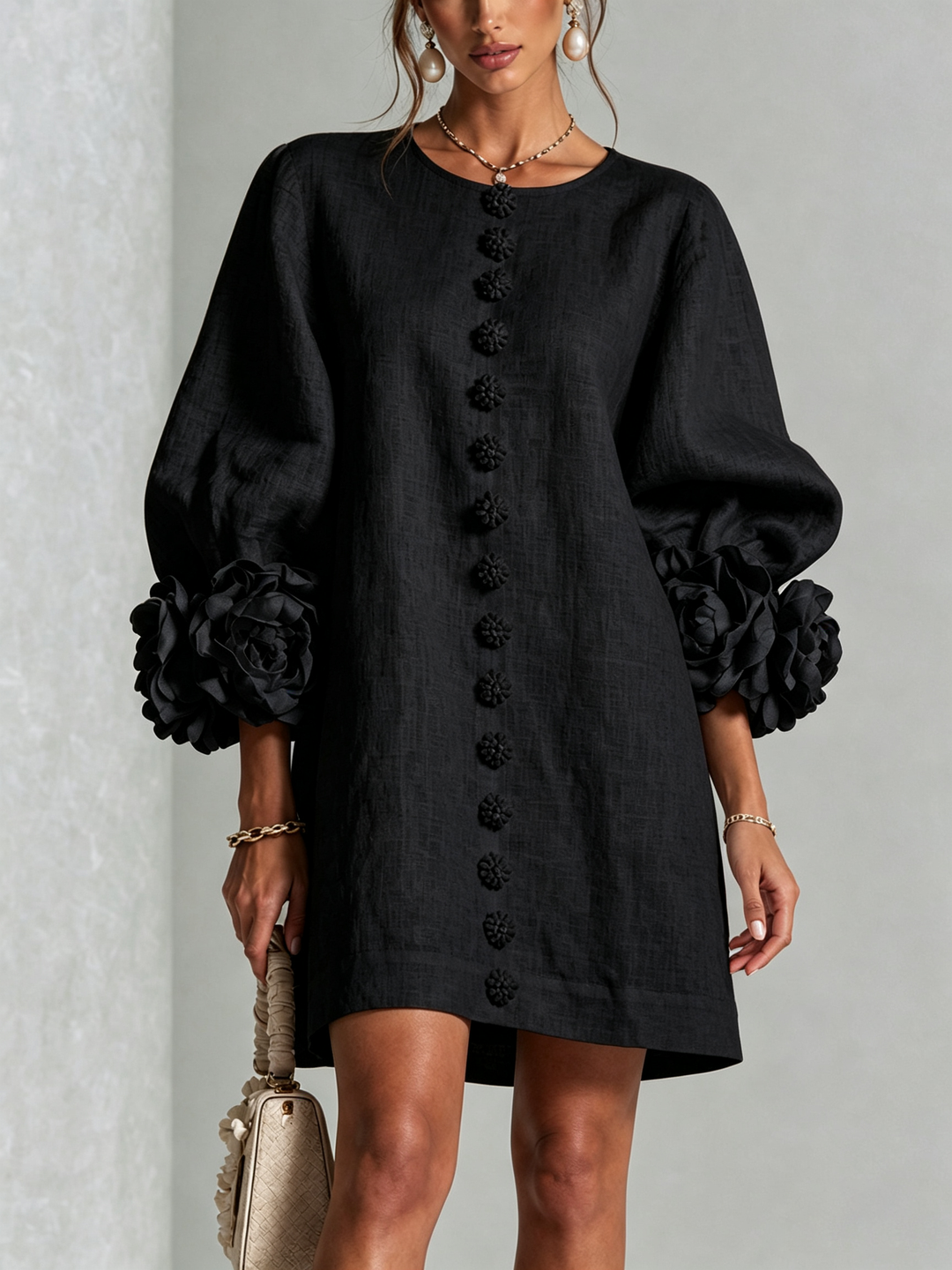 Harriet – Button-Down Mini Dress