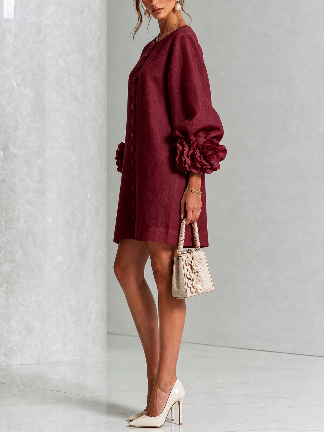 Harriet – Button-Down Mini Dress