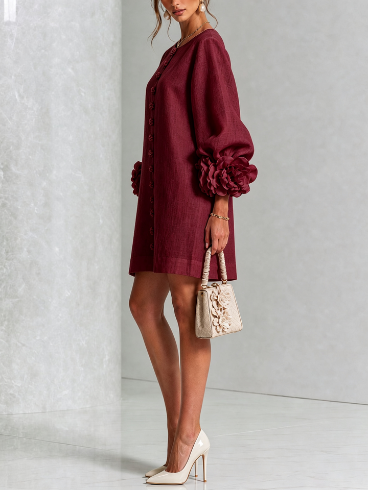 Harriet – Button-Down Mini Dress