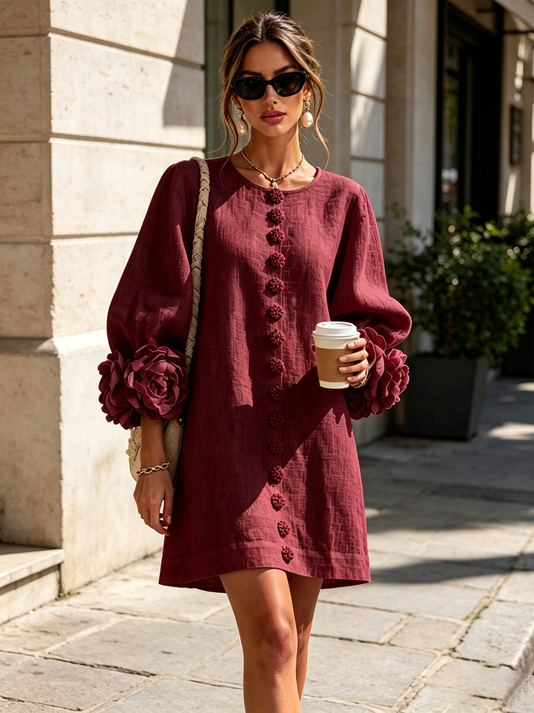 Harriet – Button-Down Mini Dress