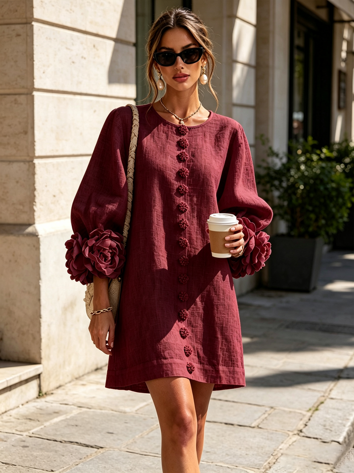Harriet – Button-Down Mini Dress