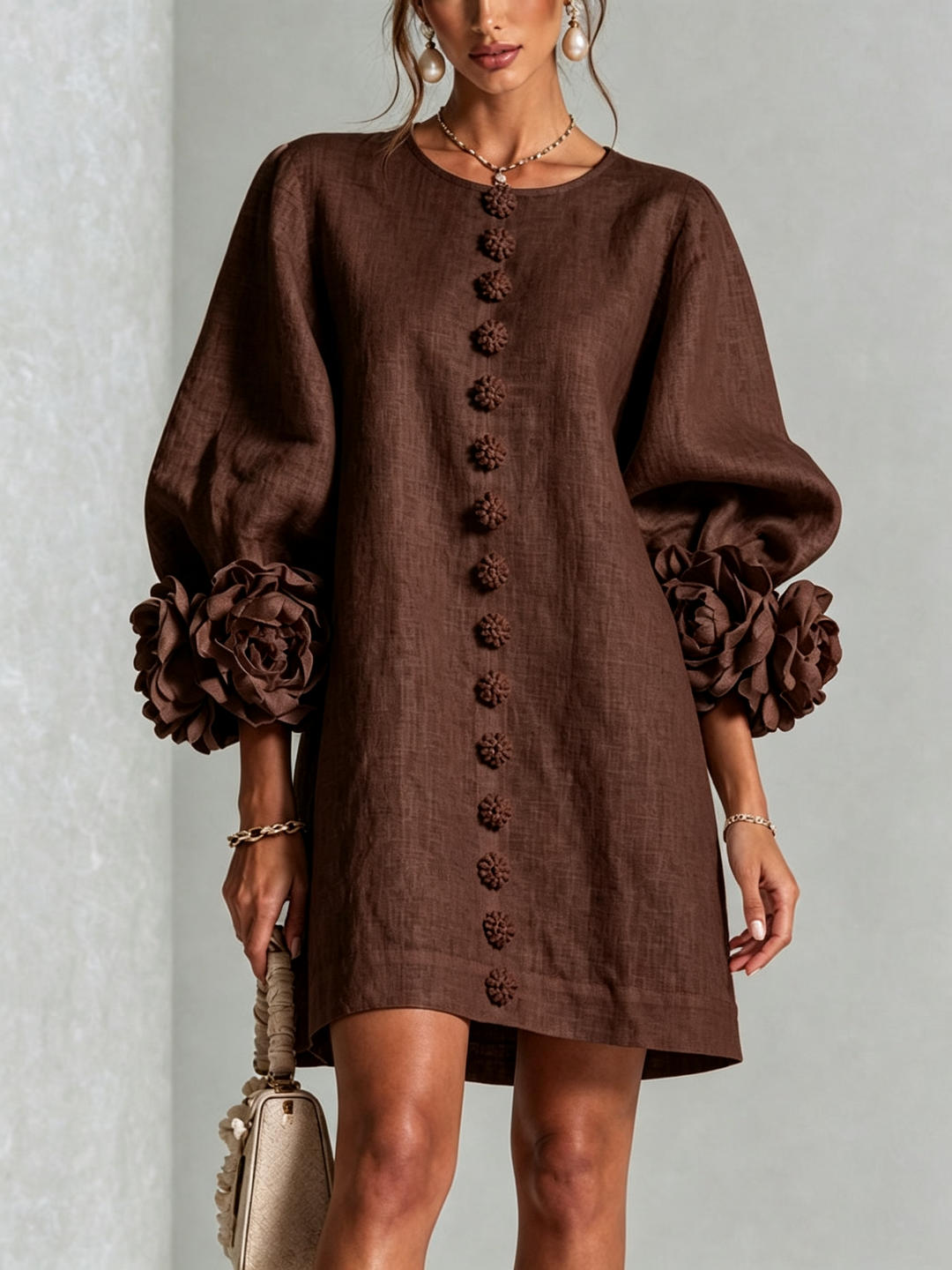 Harriet – Button-Down Mini Dress