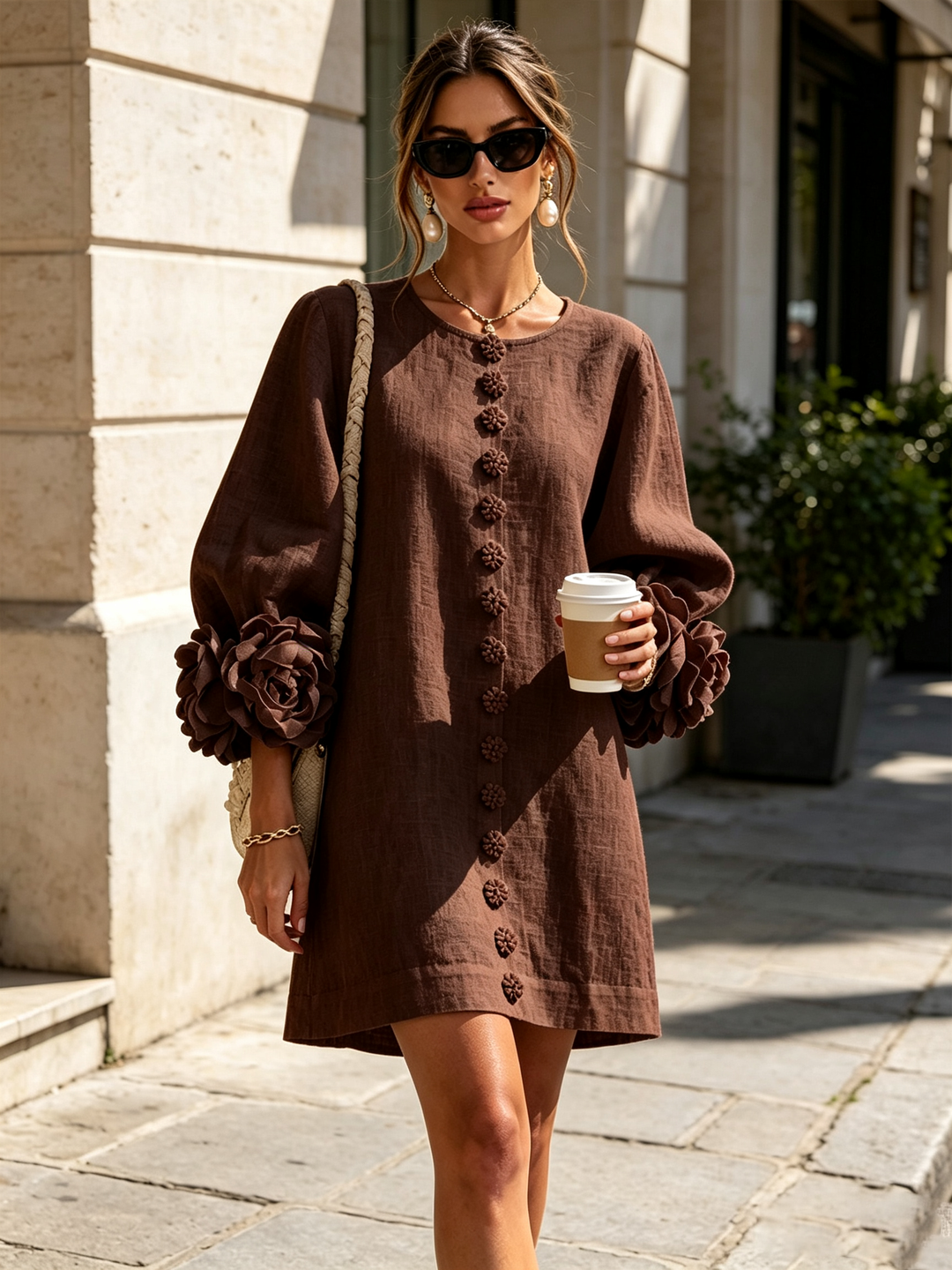 Harriet – Button-Down Mini Dress