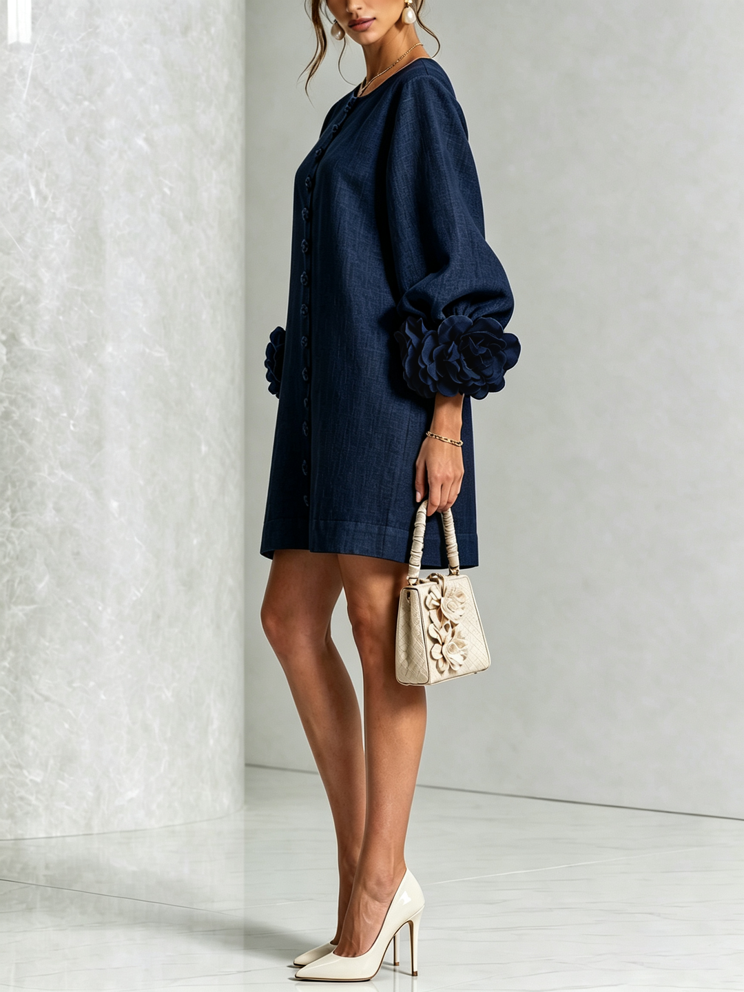 Harriet – Button-Down Mini Dress