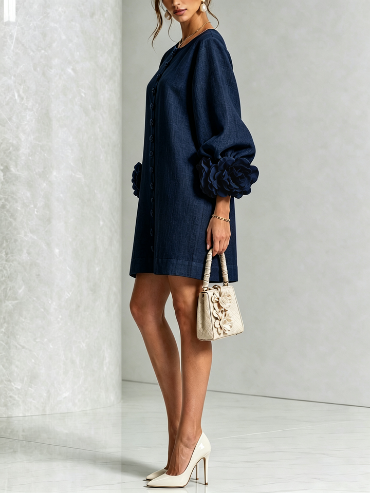 Harriet – Button-Down Mini Dress