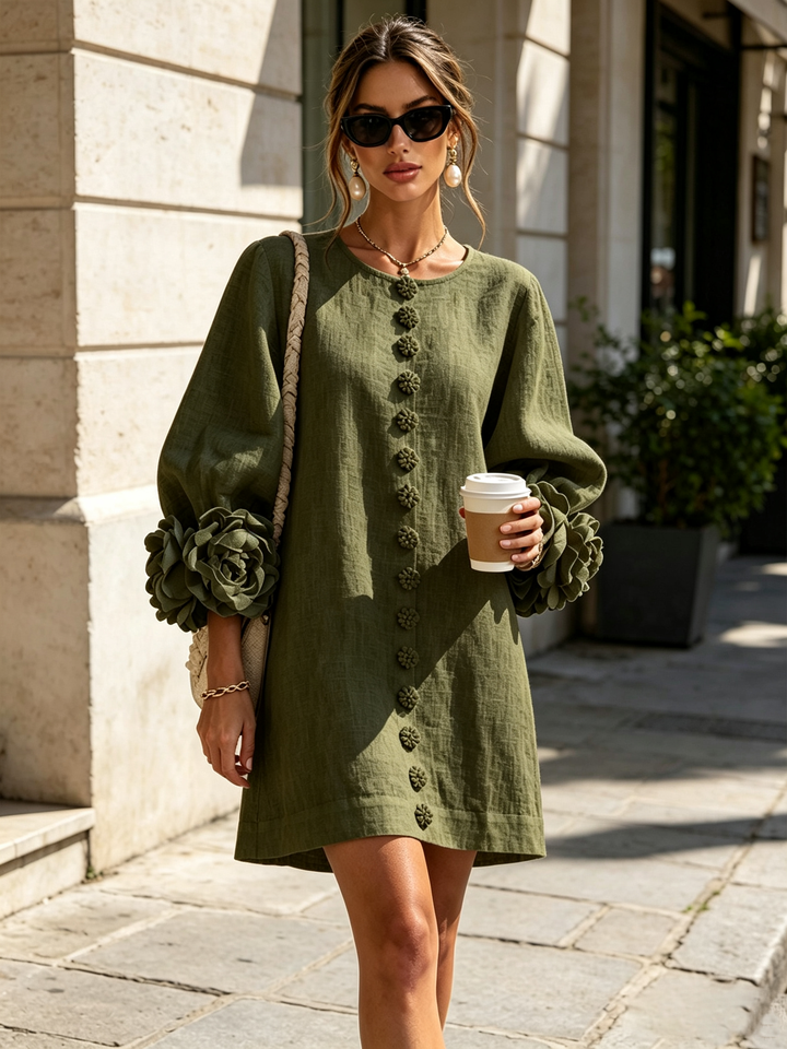 Harriet – Button-Down Mini Dress