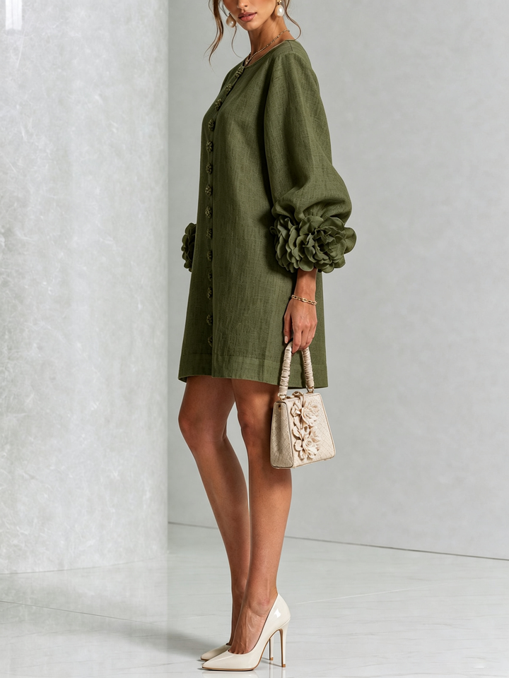 Harriet – Button-Down Mini Dress