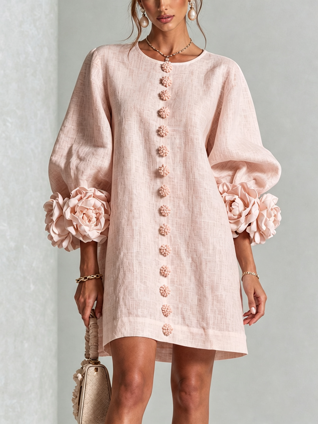 Harriet – Button-Down Mini Dress