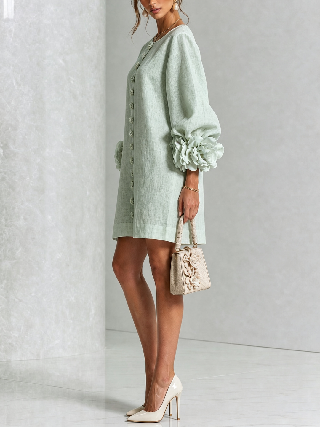 Harriet – Button-Down Mini Dress