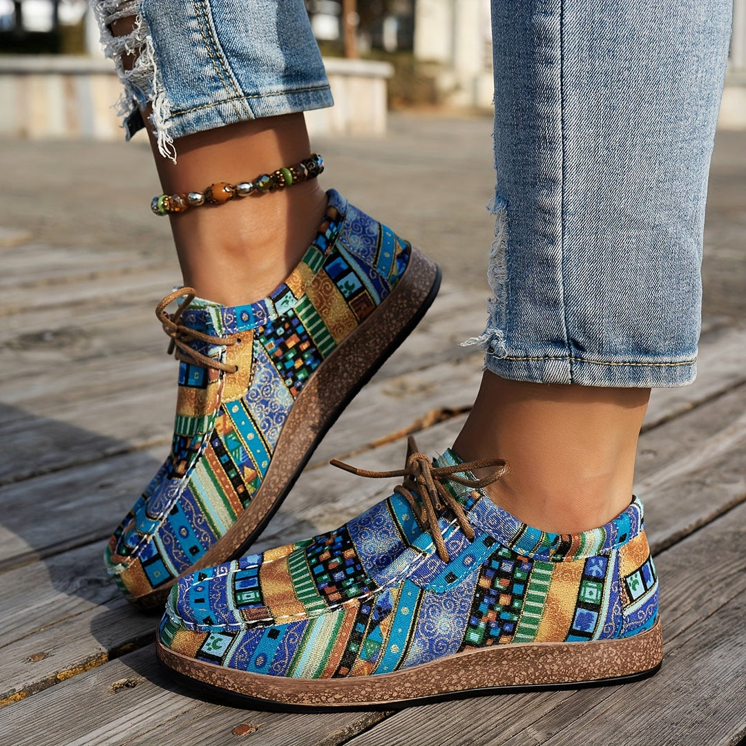 Joanne – Lightweight Patchwork Comfort Sneakers