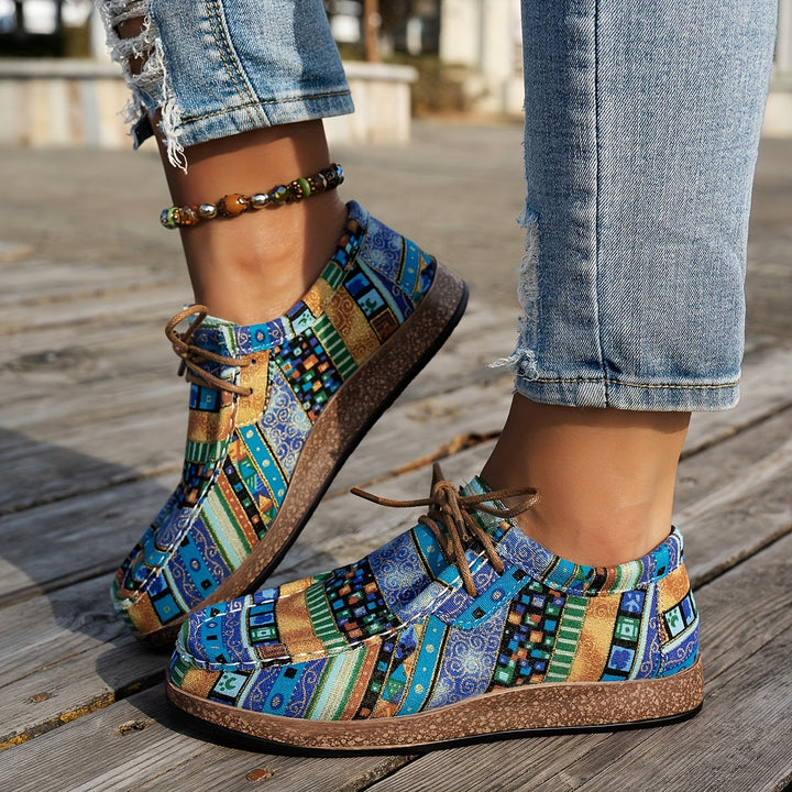 Joanne – Lightweight Patchwork Comfort Sneakers