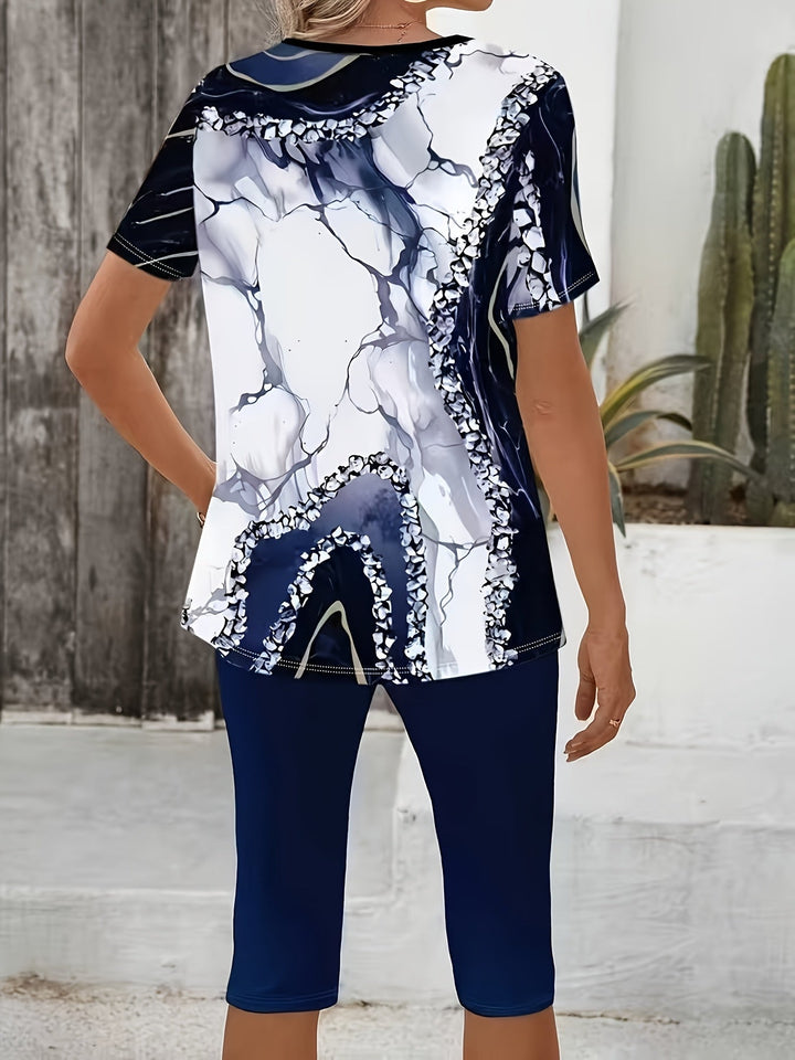 Patricia – Relaxed Printed Two-Piece Set