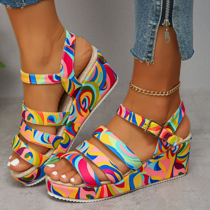 Susan – Supportive Platform Ankle-Strap Sandals