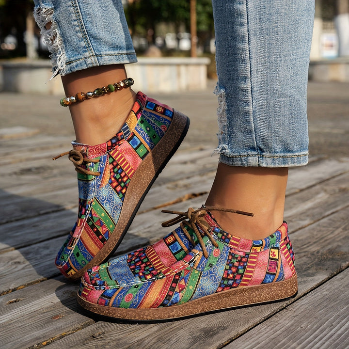 Joanne – Lightweight Patchwork Comfort Sneakers