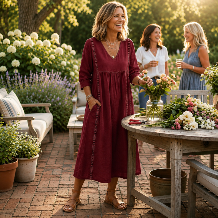 Cecilia – Afternoon Garden Maxi Dress