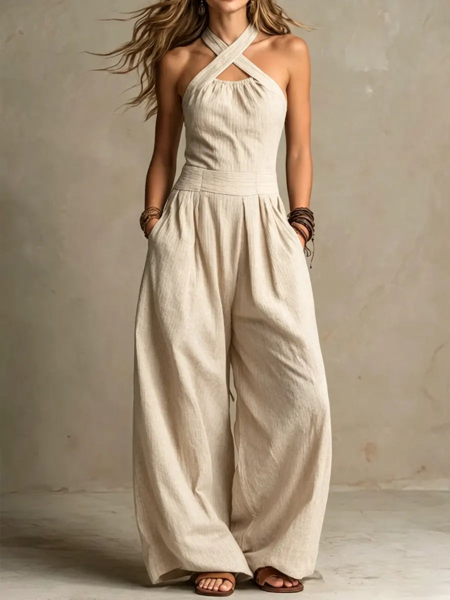 Lorraine – Elegant Wide-Leg Jumpsuit